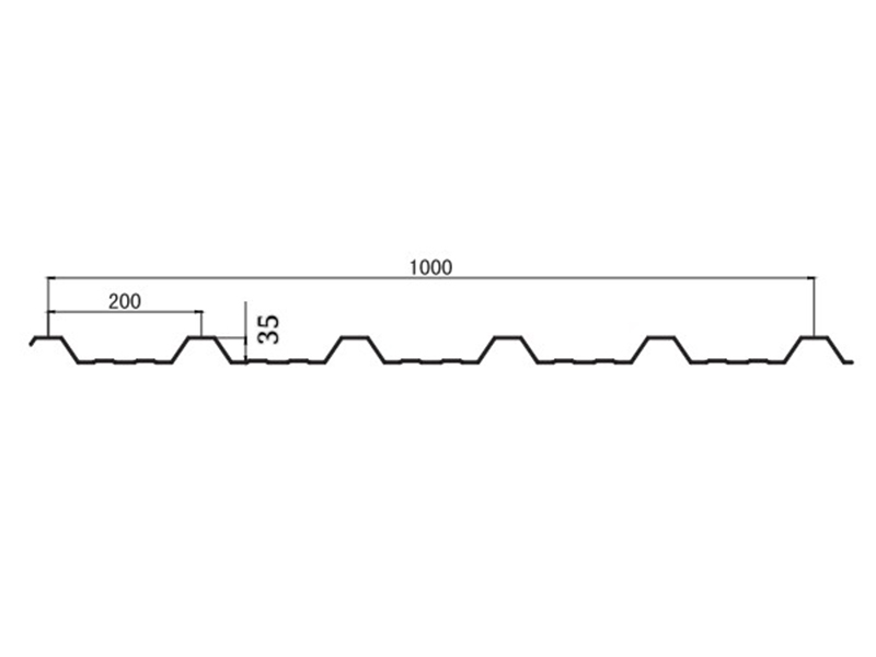 Hochgeschwindigkeits-Rollformmaschine für Dachbahnen
