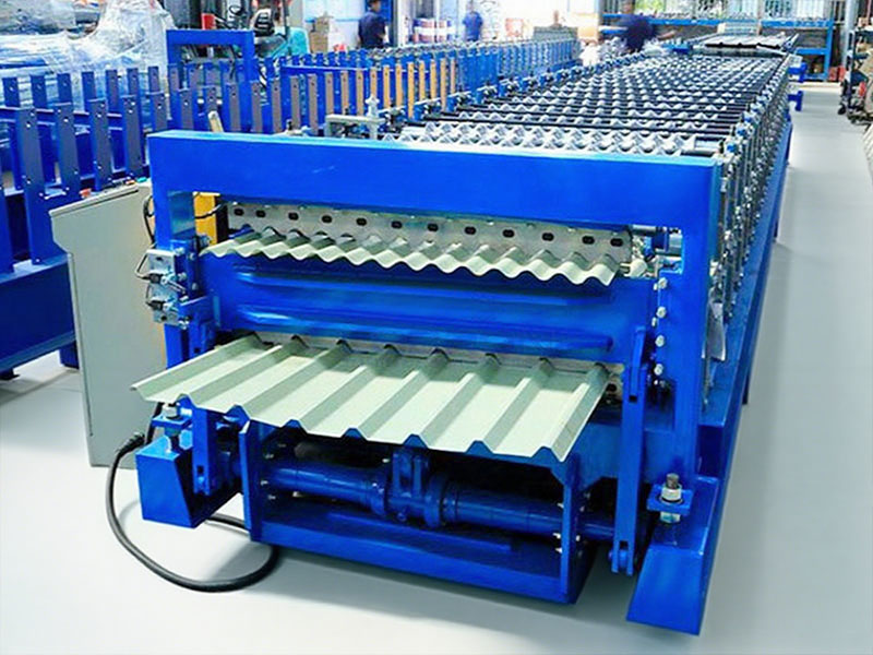 Doppelschicht-Rollformmaschine vom Typ 912-1025